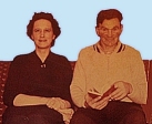 Helga Hansen og Ejner Sørensen c1956 på Højgård