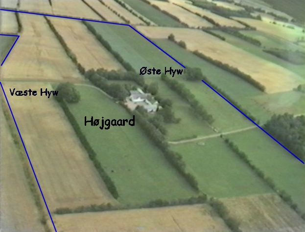 Højgård, Thyregod set sydfra august 1986